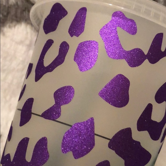 Starbucks Beautiful cheetah print custom cup - Picture 15 of 16
